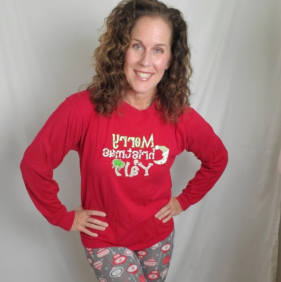 Merry Christmas Y'all South Carolina long sleeved tee - Picture 7 of 9